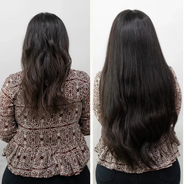 24 Inches" Clip In Hair Extensions + FREE Hair Bun (Juda) Extension